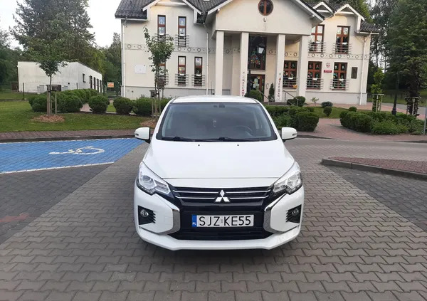 mitsubishi space star śląskie Mitsubishi Space Star cena 43500 przebieg: 45000, rok produkcji 2021 z Konin